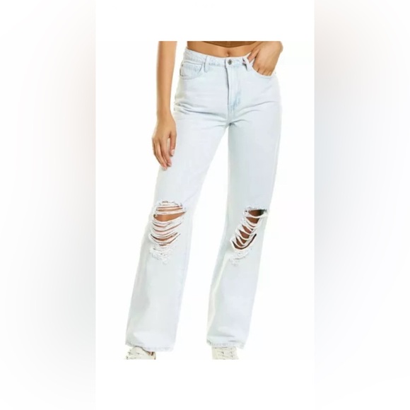 NWOT WeWoreWhat Distressed Jeans Size 24 - Picture 1 of 9